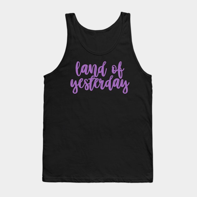 Land of Yesterday Tank Top by sagesharp